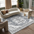 Area Rugs for Living Room - 5x7 Machine Washable Low Pile Rug