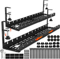 Shikha 2 Pack Cable Management Under Desk Tray - Retractable 15.7