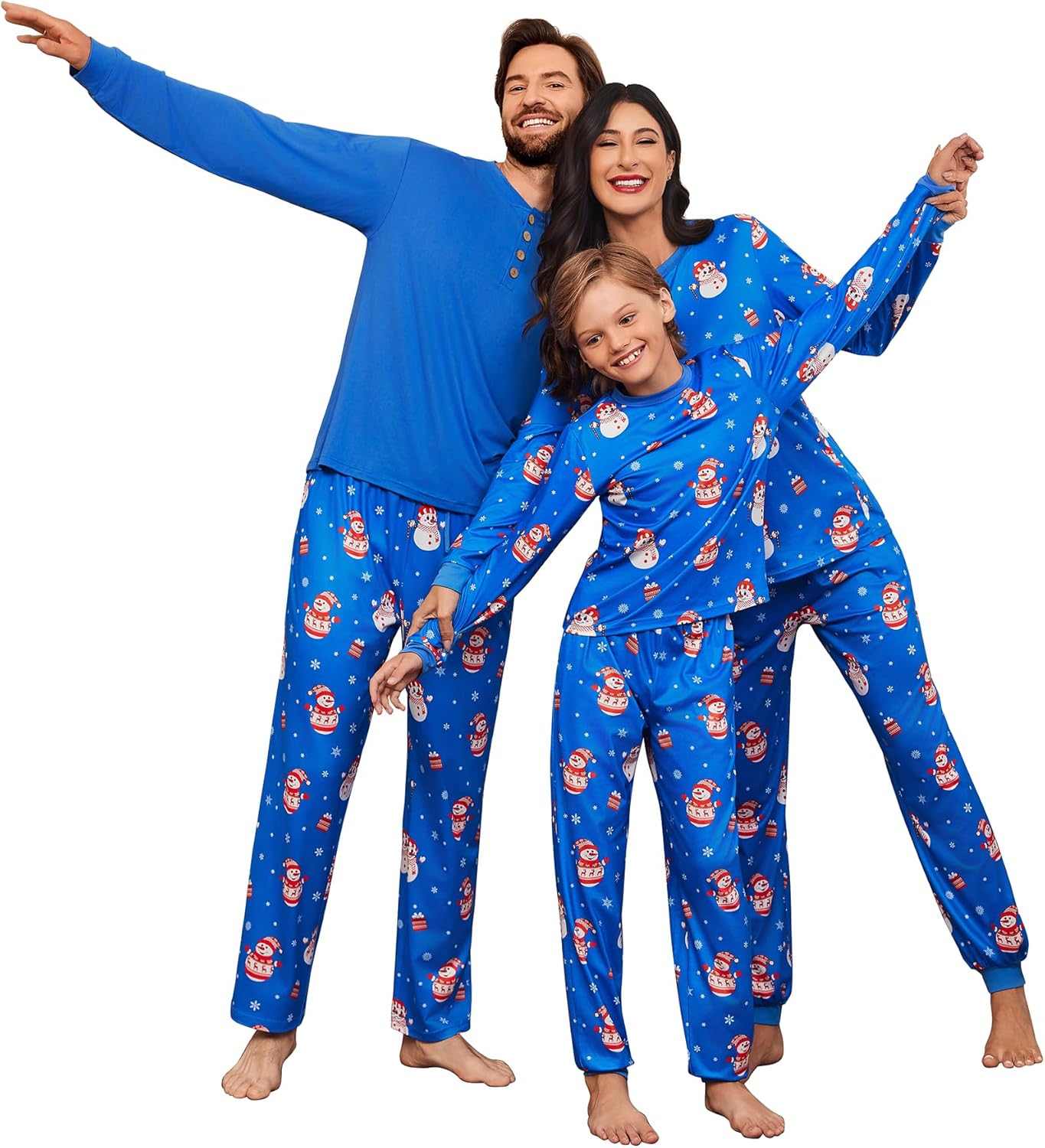 Ekouaer Family Christmas Pajamas Matching Sets for Everyone