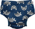 i play reusable eco snap swim diaper 3T Navy Tortoises - UPF 50