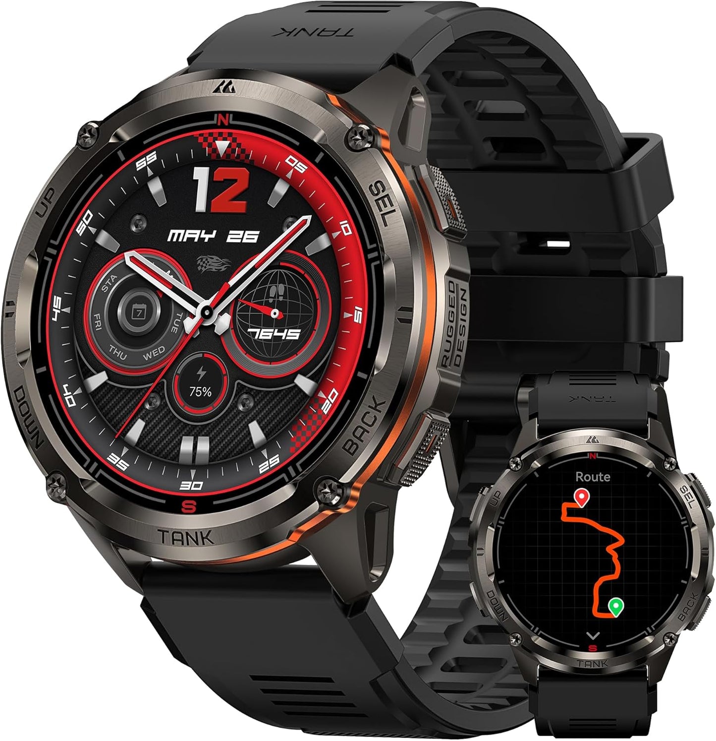 KOSPET Tank T3 Ultra 2 - GPS Smartwatch with Extended Battery