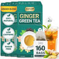 Ginger Green Tea Bags Blend - Revitalizing Digestive Tea