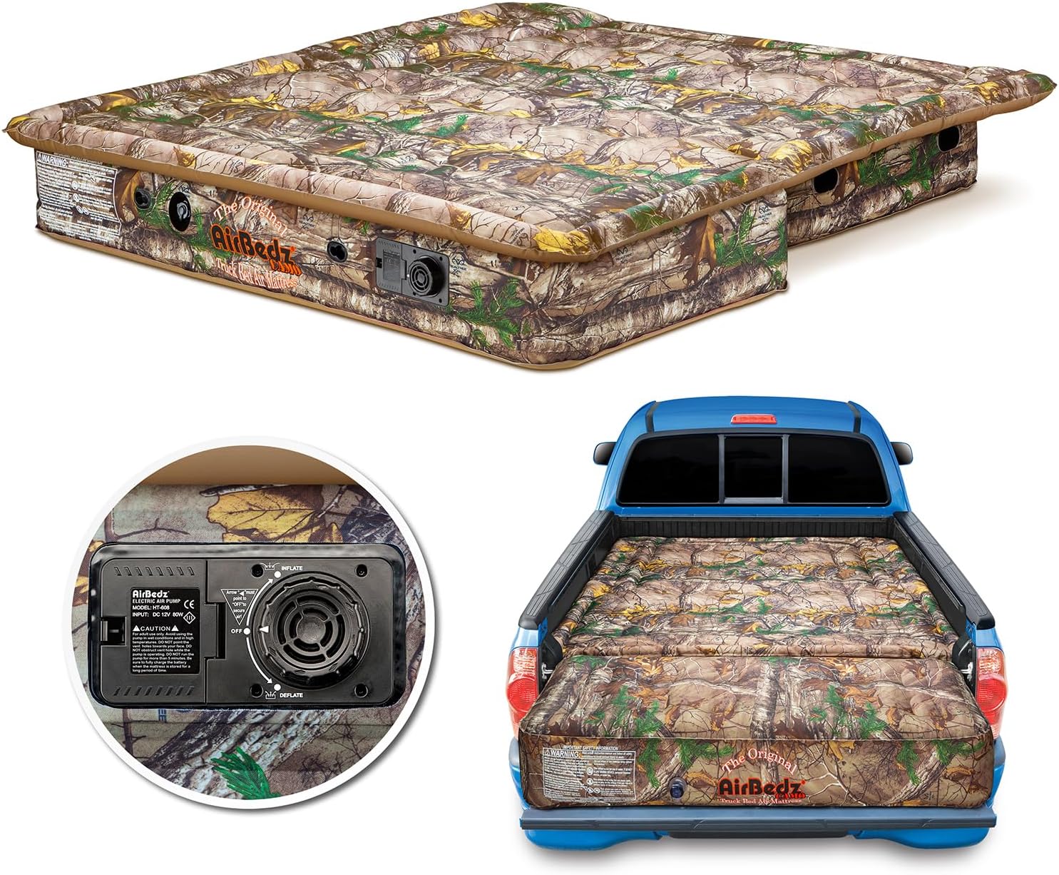 Pittman Outdoors PPI-405 AirBedz CAMO Truck Bed Air Mattress