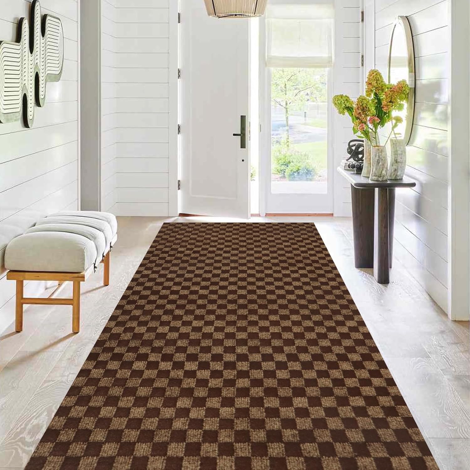 Runner Rug 3 ft x 78 ft with Non Slip Rubber Backing for Safety