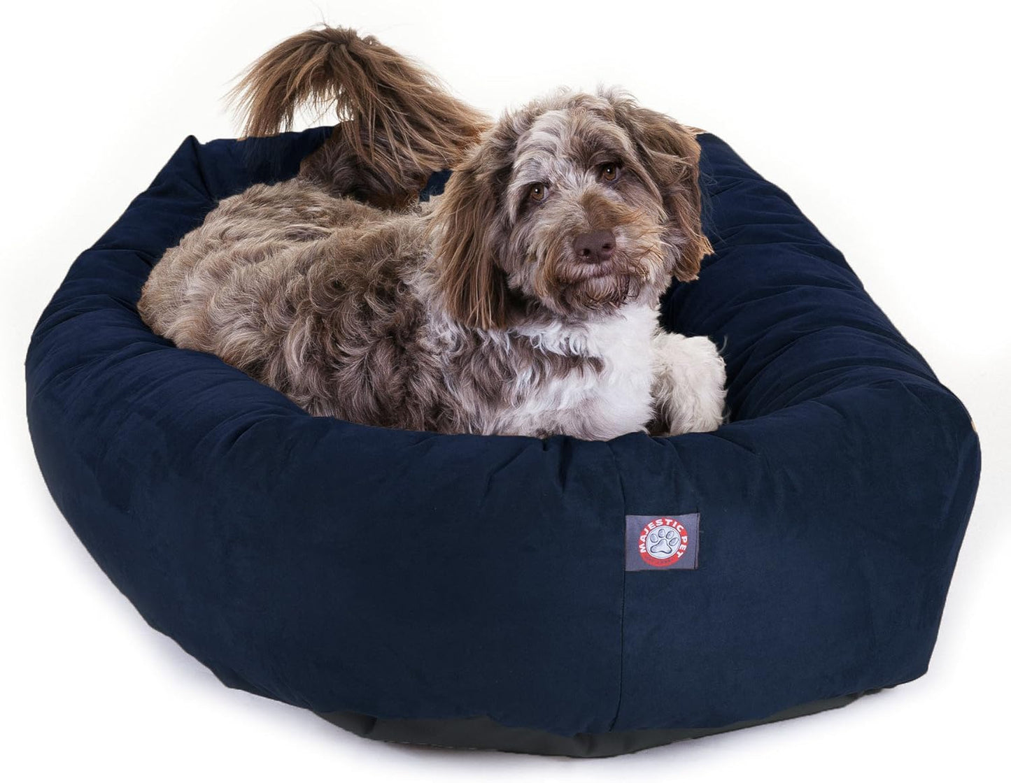 Majestic Pet 52 Inch Suede Calming Dog Bed for Ultimate Comfort