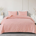 Exclusivo Mezcla Quilts Queen Size Bedding Set - Lightweight Blush