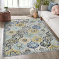 Moroccan Trellis Washable 3x5 Area Rug - Soft, Non-Slip Accent