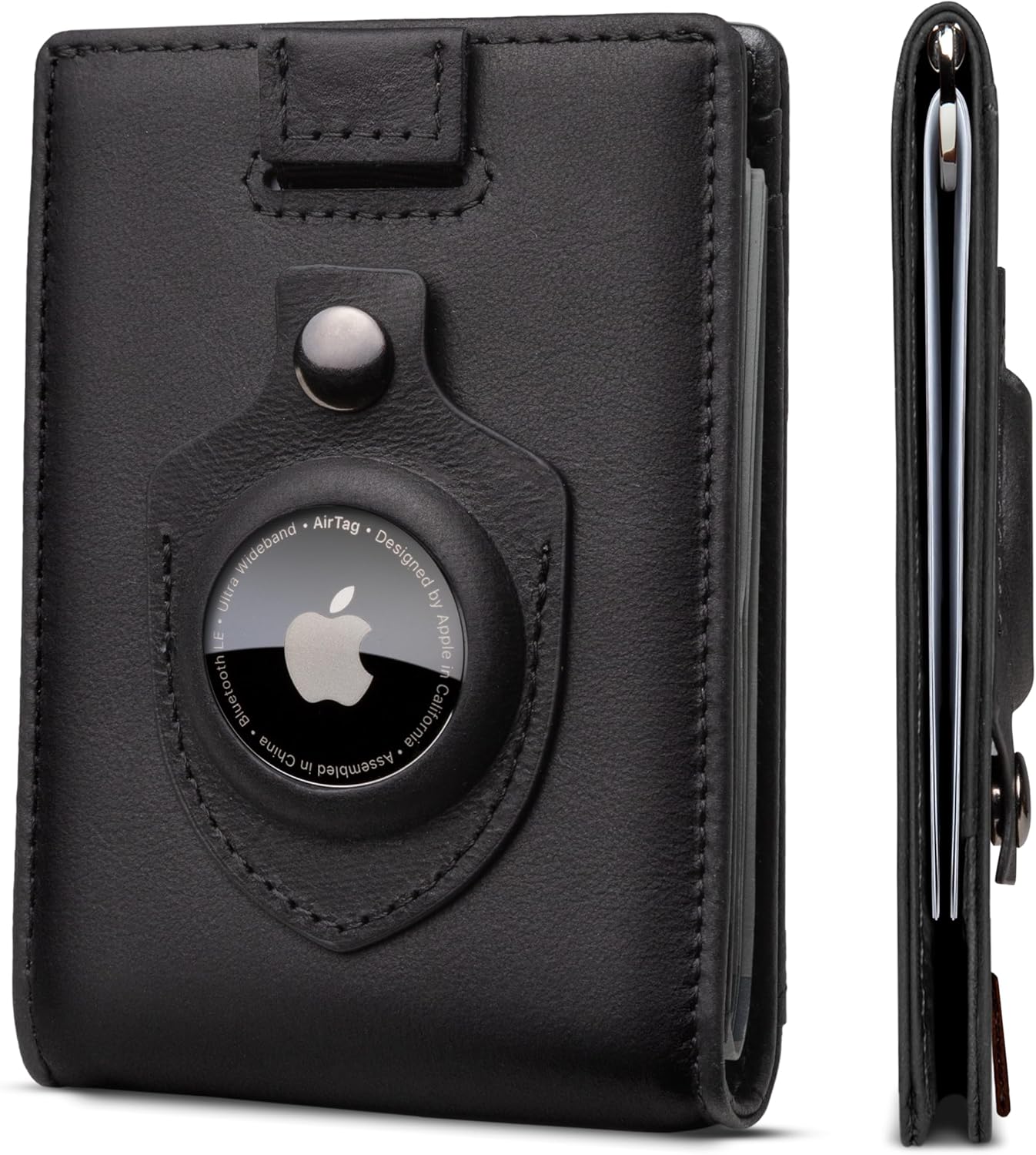 RFID Blocking Slim Bifold Genuine Leather Wallet for Men