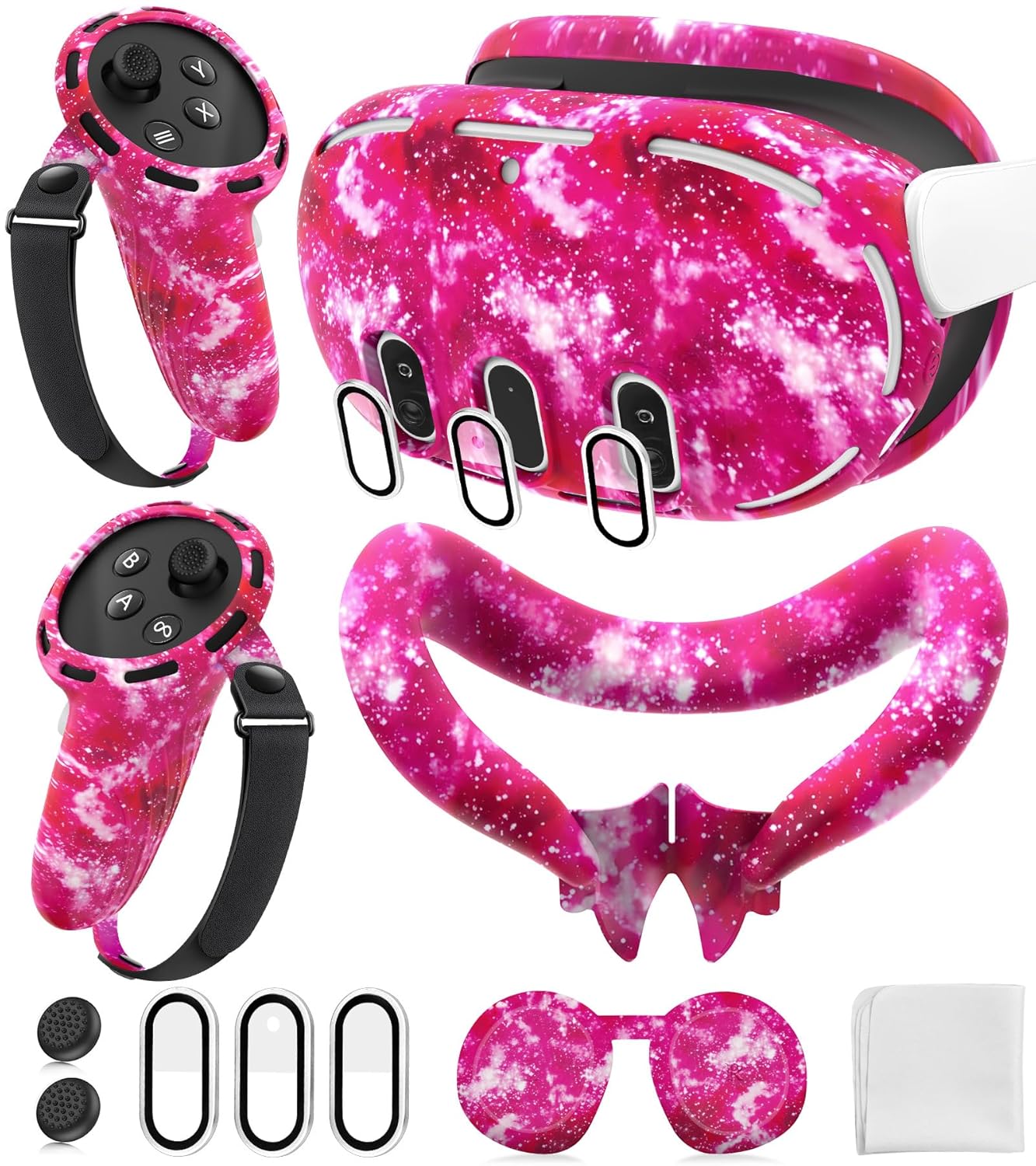 Silicone Cover Set for Meta Quest 3 Accessories - Full Protection