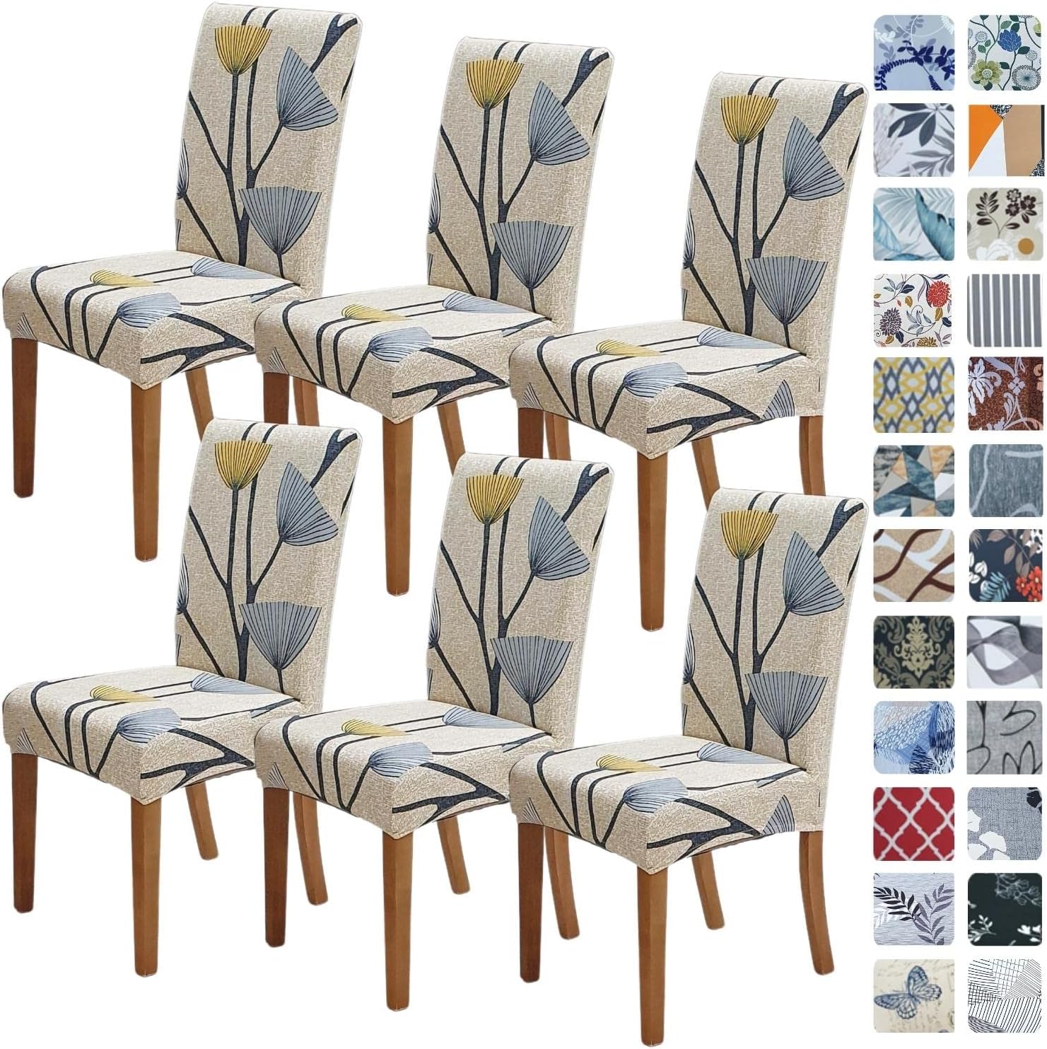 Transform Your Dining Chairs with SPRINGRICO Chair Covers 6 Pack