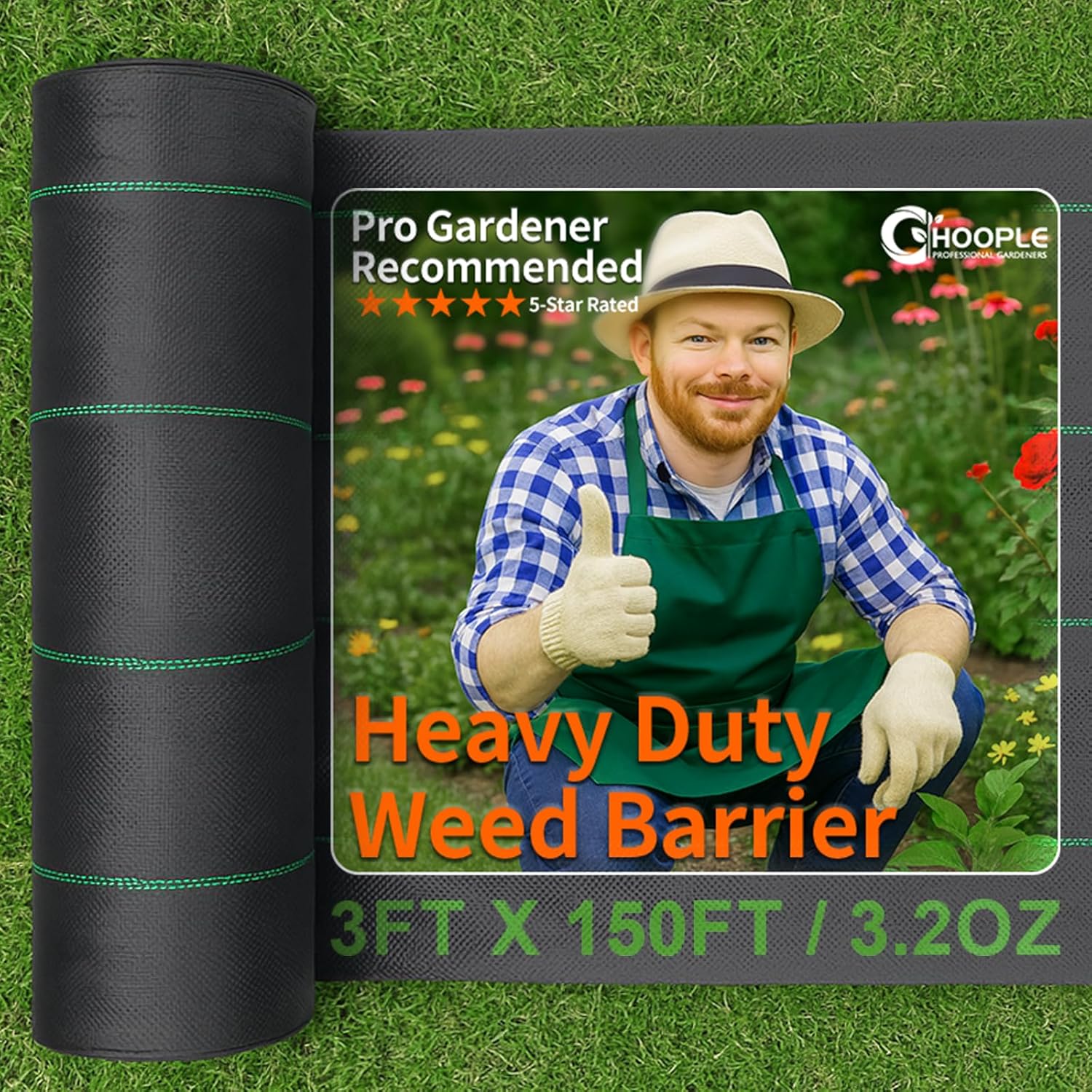 Heavy Duty Weed Barrier Fabric for Effective Weed Control