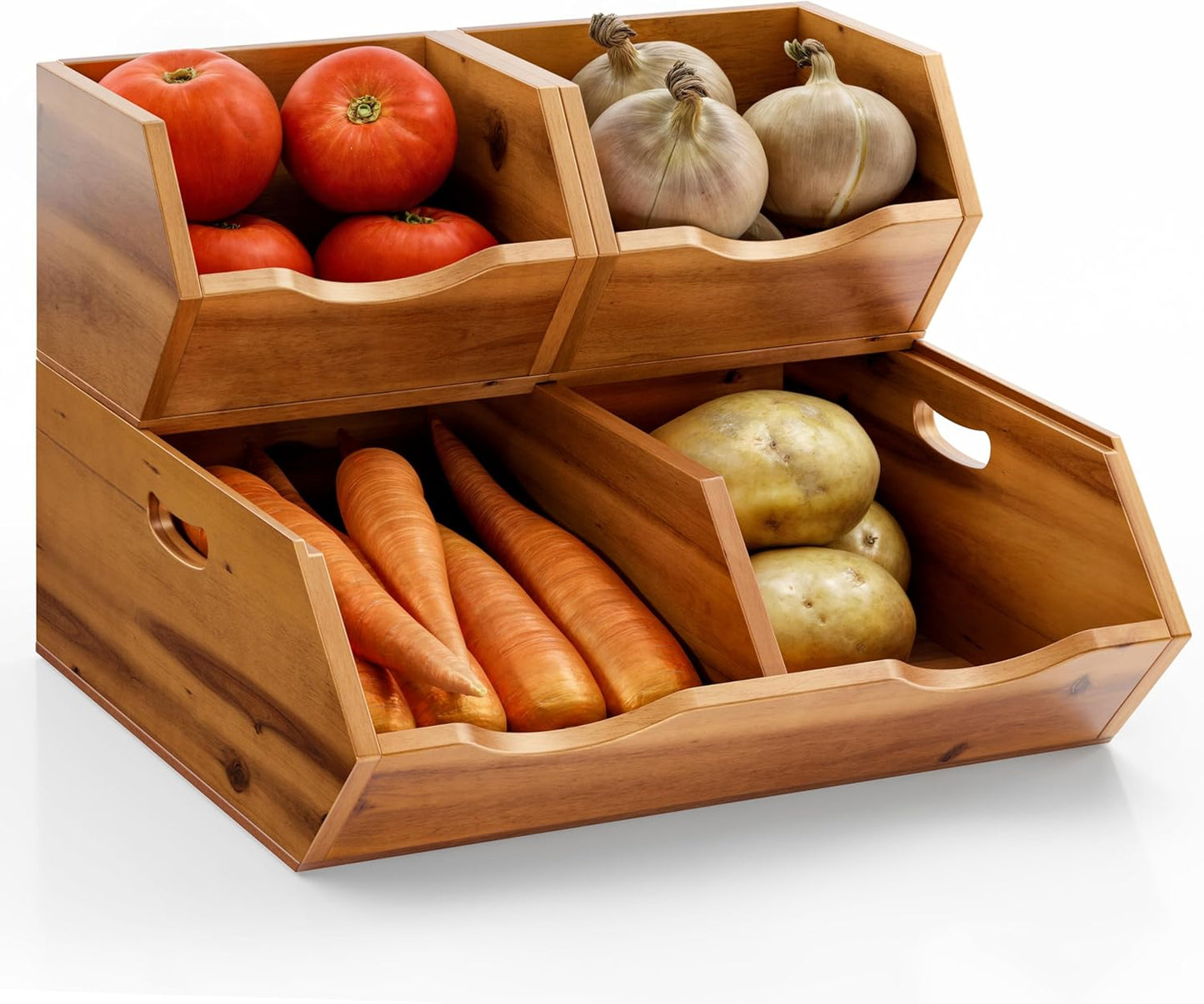 HOLANA Onion and Potato Storage Bins for Kitchen Organization