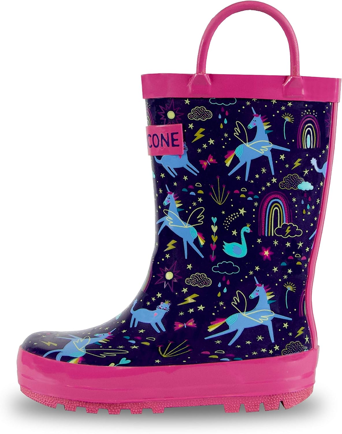 Lone Cone Kids Rain Boots for Girls & Boys - Waterproof Fun