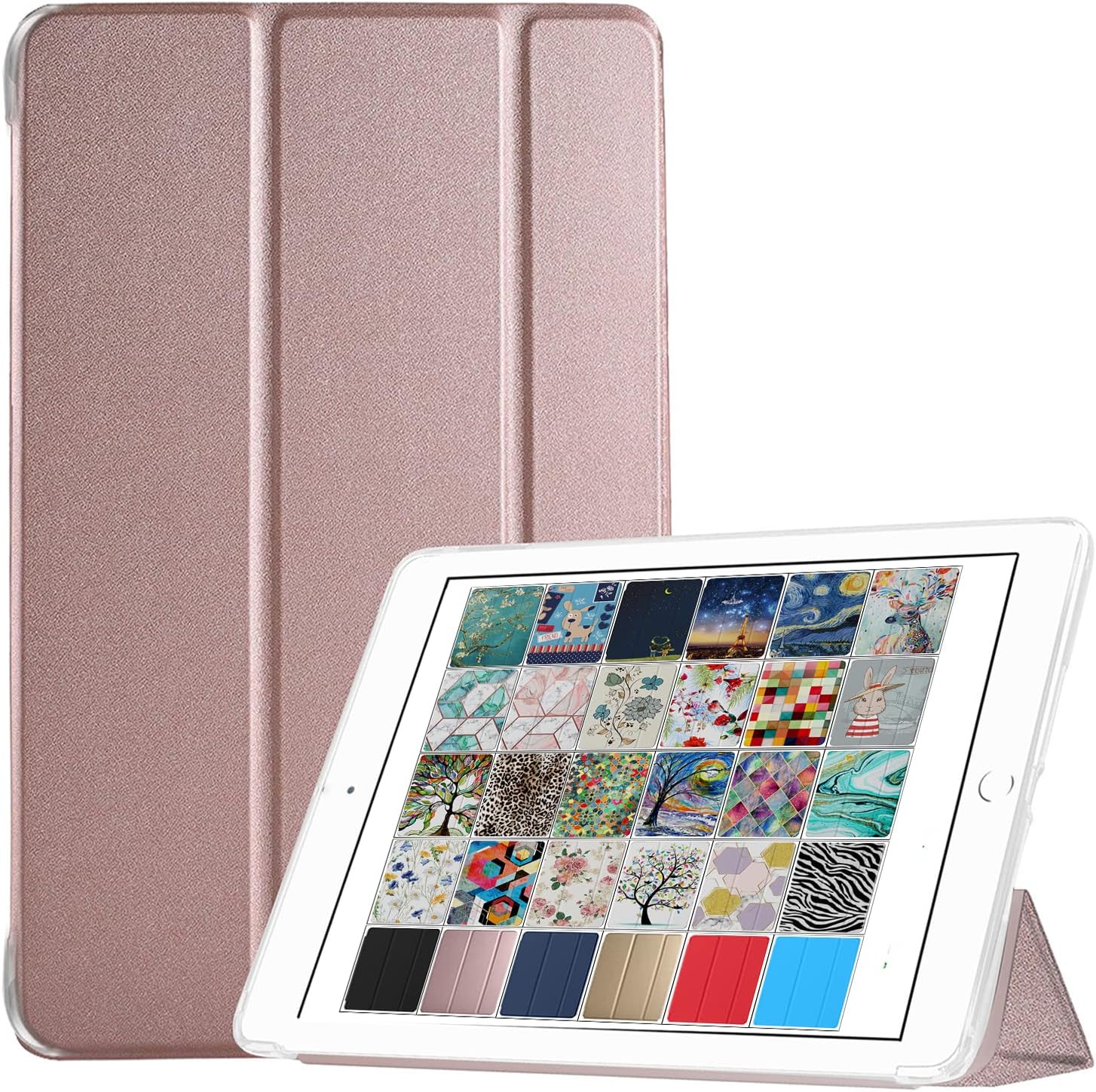DuraSafe Cases for iPad 5th Gen 9.7 in Rose Gold - Full Protection