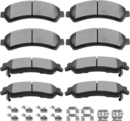 SCITOO D726 D729 Ceramic Brake Pads for Chevy and GMC Vehicles