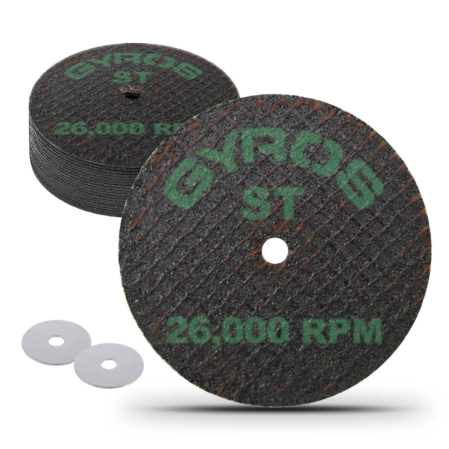 USA-Made Gyros Resin Cut-Off Wheels: Titanium & Carbon Reinforced