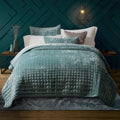 Luxury Velvet Quilt Set King Size - Soft Oversized Bedspread