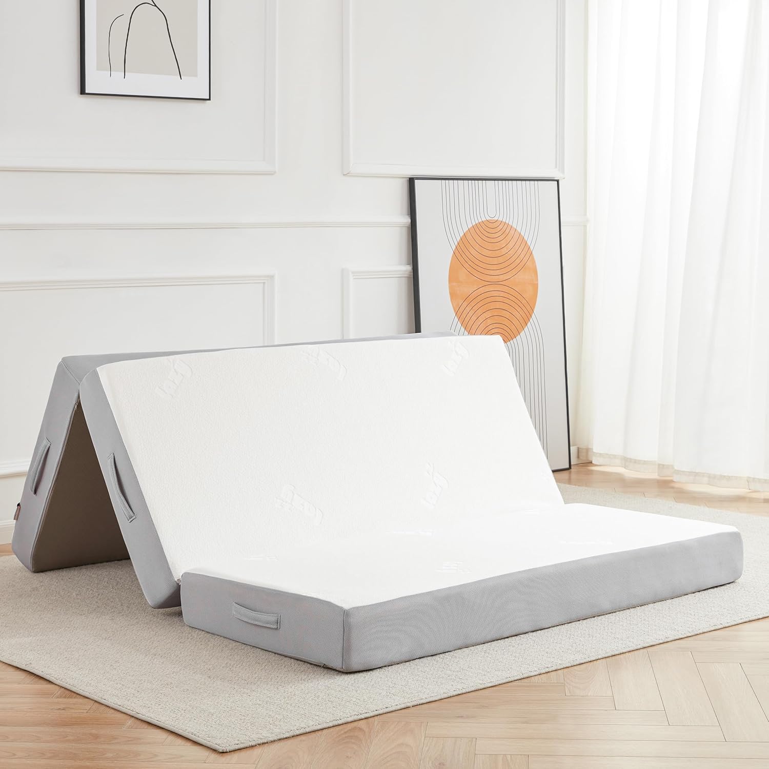 Folding Mattress with 6 Inch Memory Foam for Comfort Anywhere