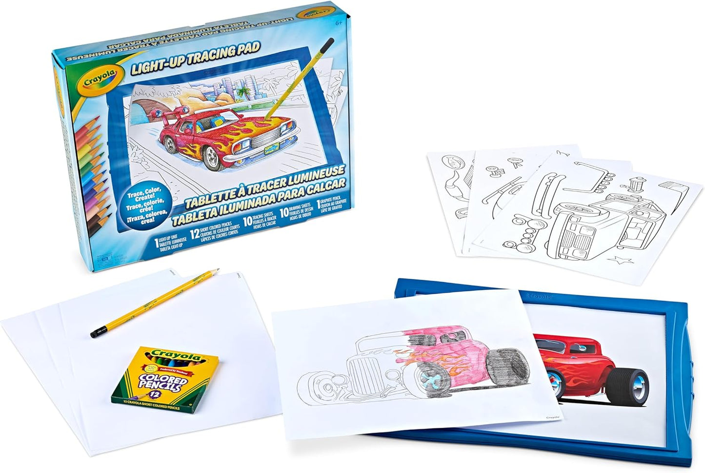 Crayola Light Up Tracing Pad - Illuminate Your Child's Creativity!
