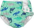 i Play Boys Reusable Absorbent Baby Swim Diapers Seafoam Simple Dino
