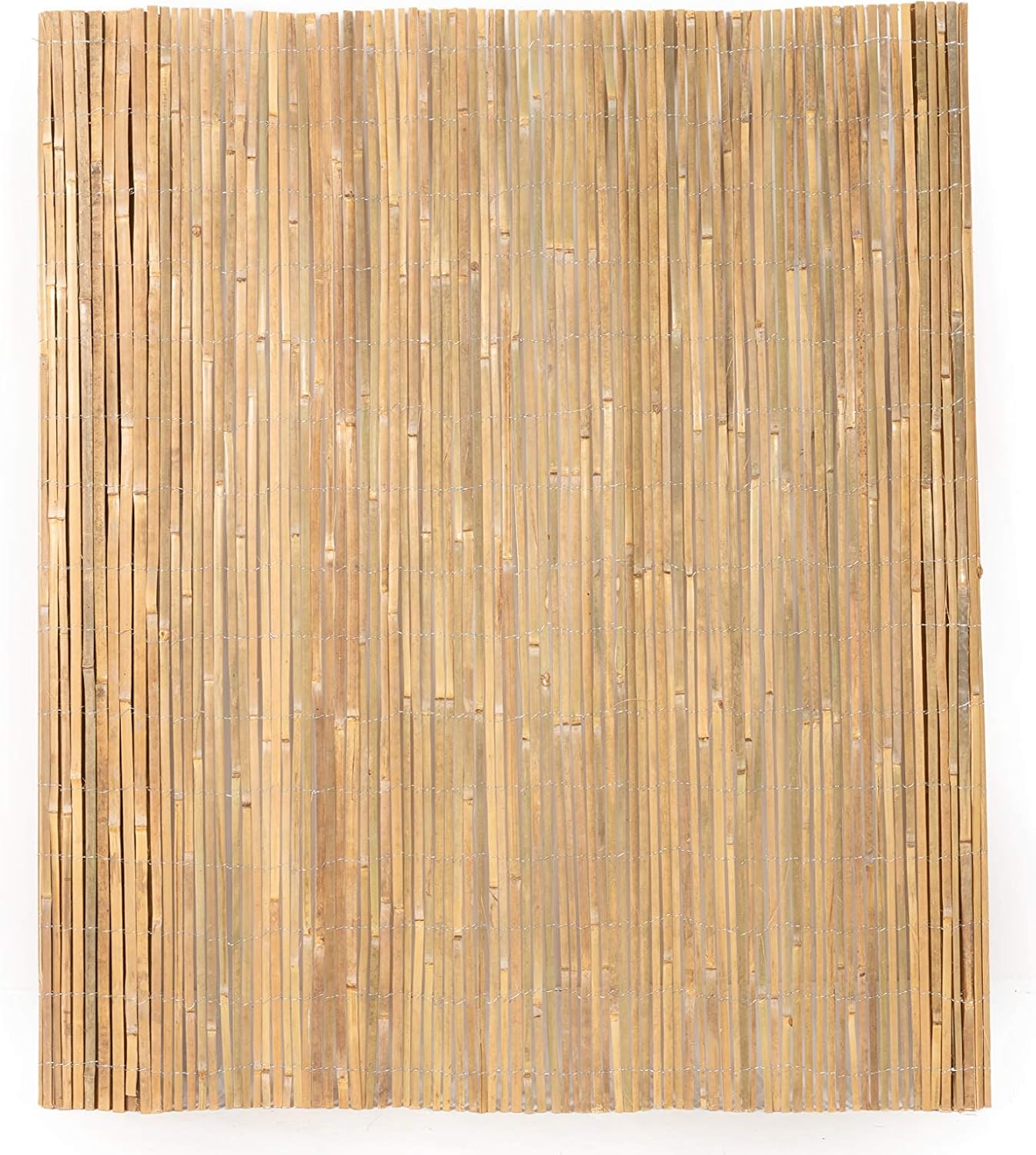 Natural Bamboo Slat Screening for Eco-Friendly Privacy Fencing