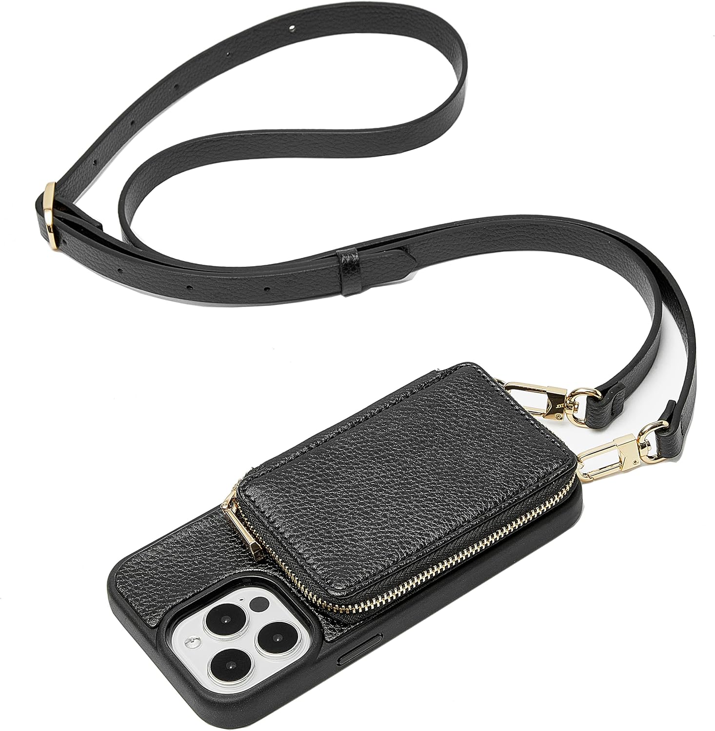 ZVE iPhone 13 Pro Wallet Case with RFID Blocking Design