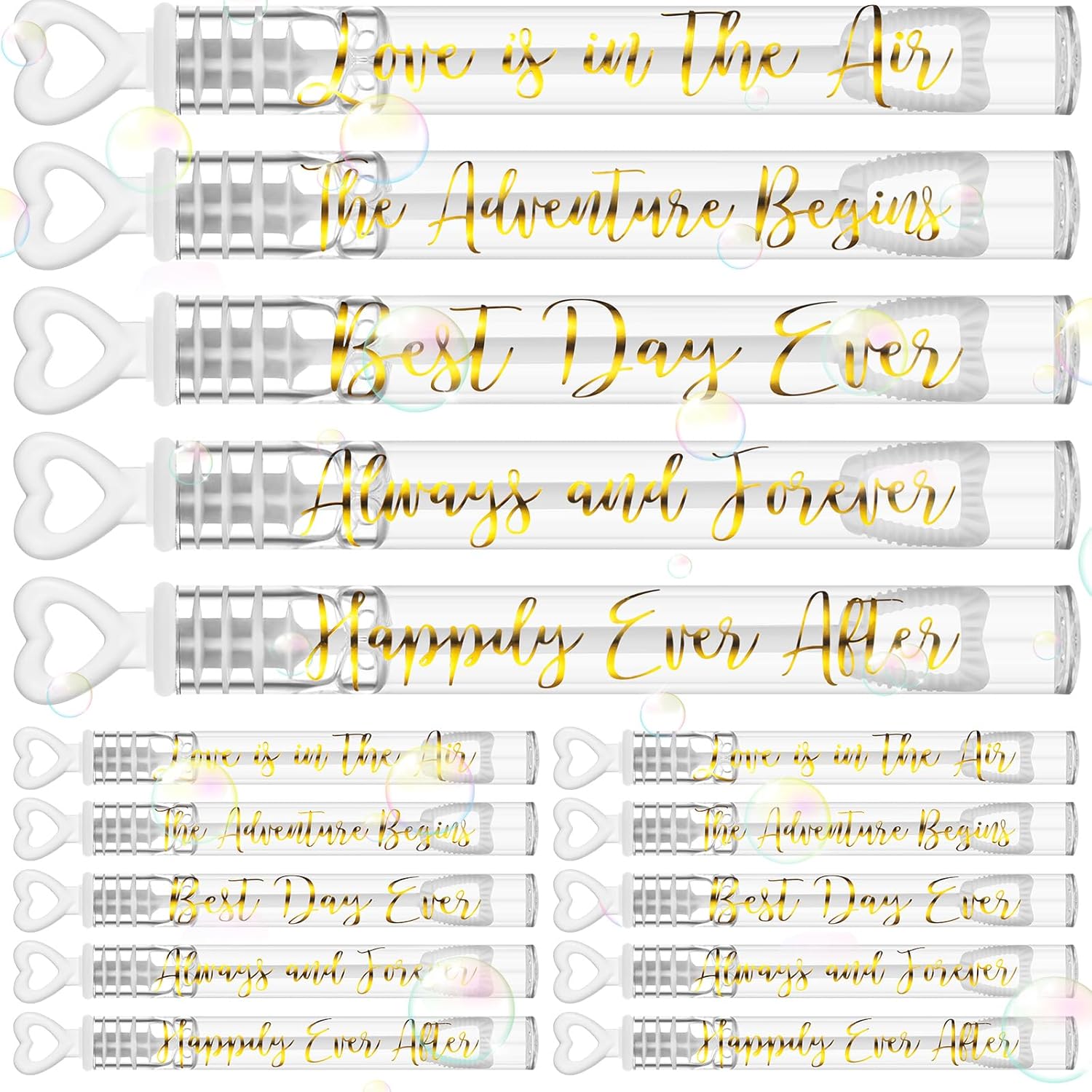 120 Count Wedding Mini Bubble Wands for Unforgettable Celebrations