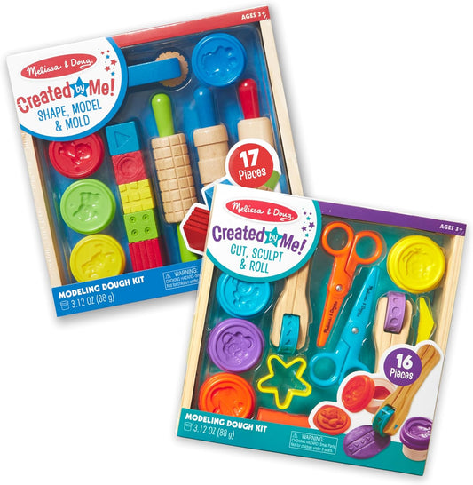 Melissa & Doug Clay Play Set - 8 Tubs of Dough, Sculpting Tools - Arts & Crafts for Kids