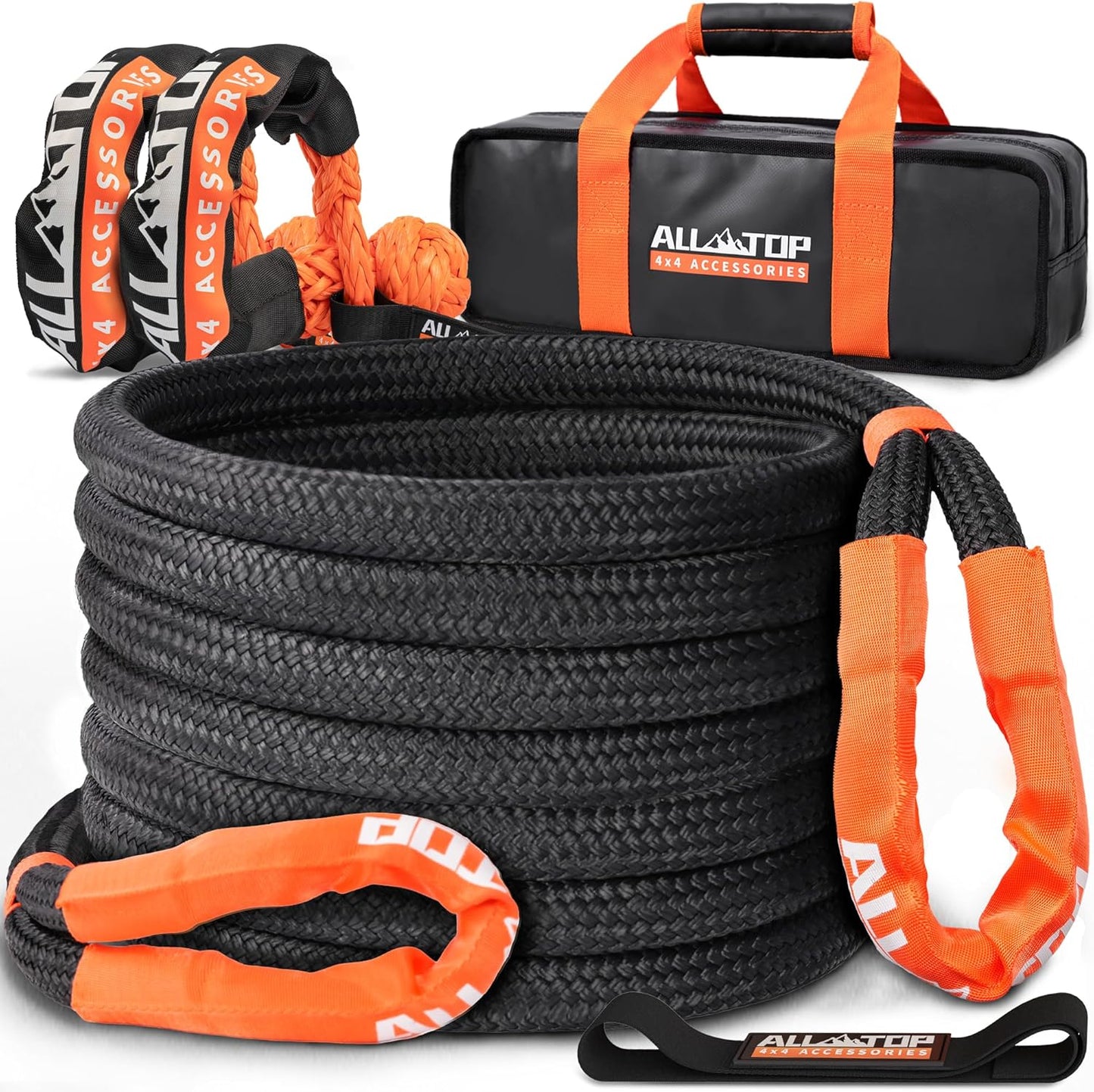 ALL-TOP Kinetic Recovery Rope Kit: Heavy Duty 48000Lbs Strength