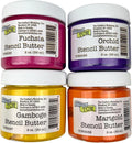 Stencil Butter Mardi Gras Acrylic Paint Set - Metallic Texture Paste