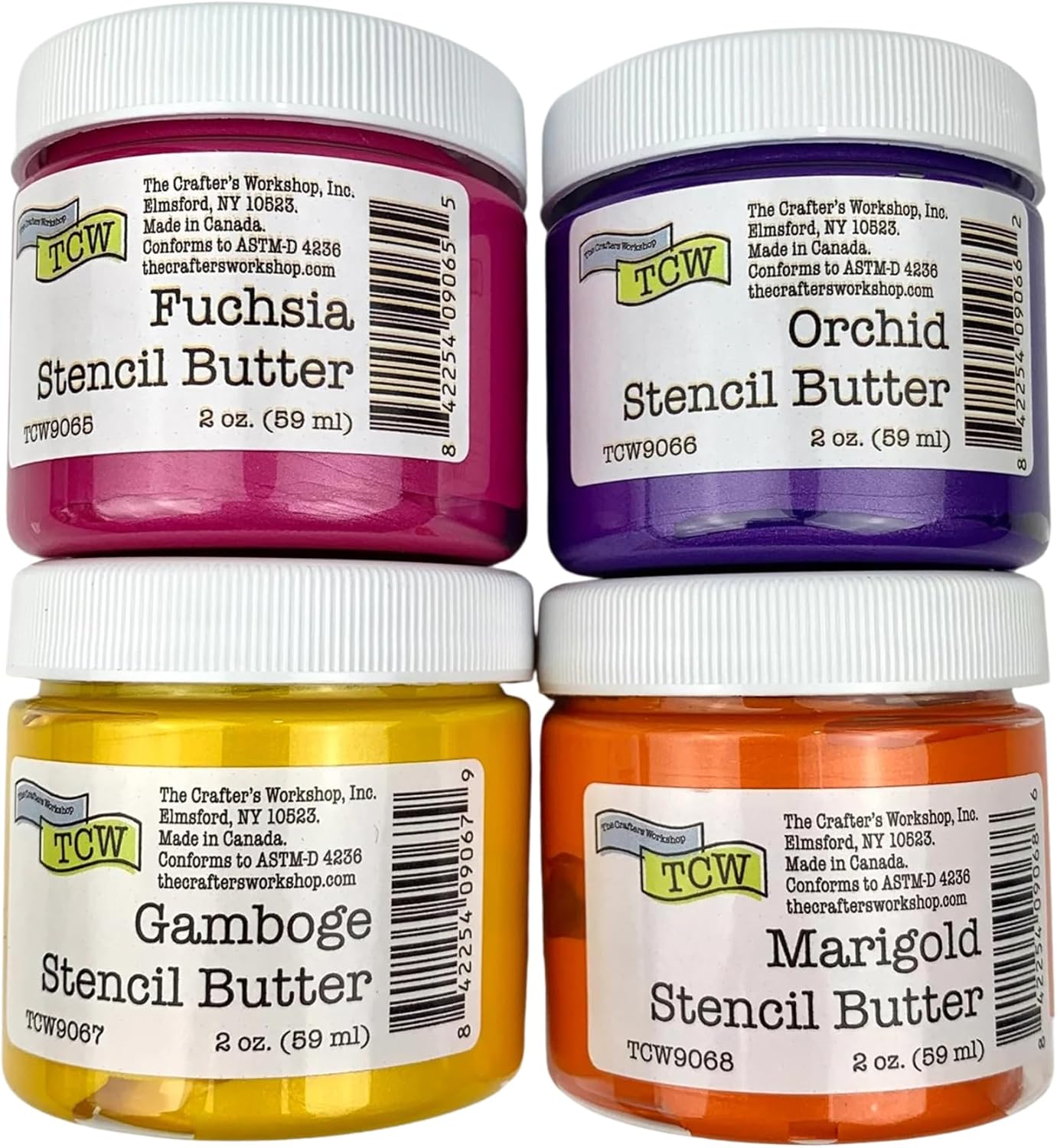 Mardi Gras Acrylic Paint Set - Boutique Metallic Texture Paste