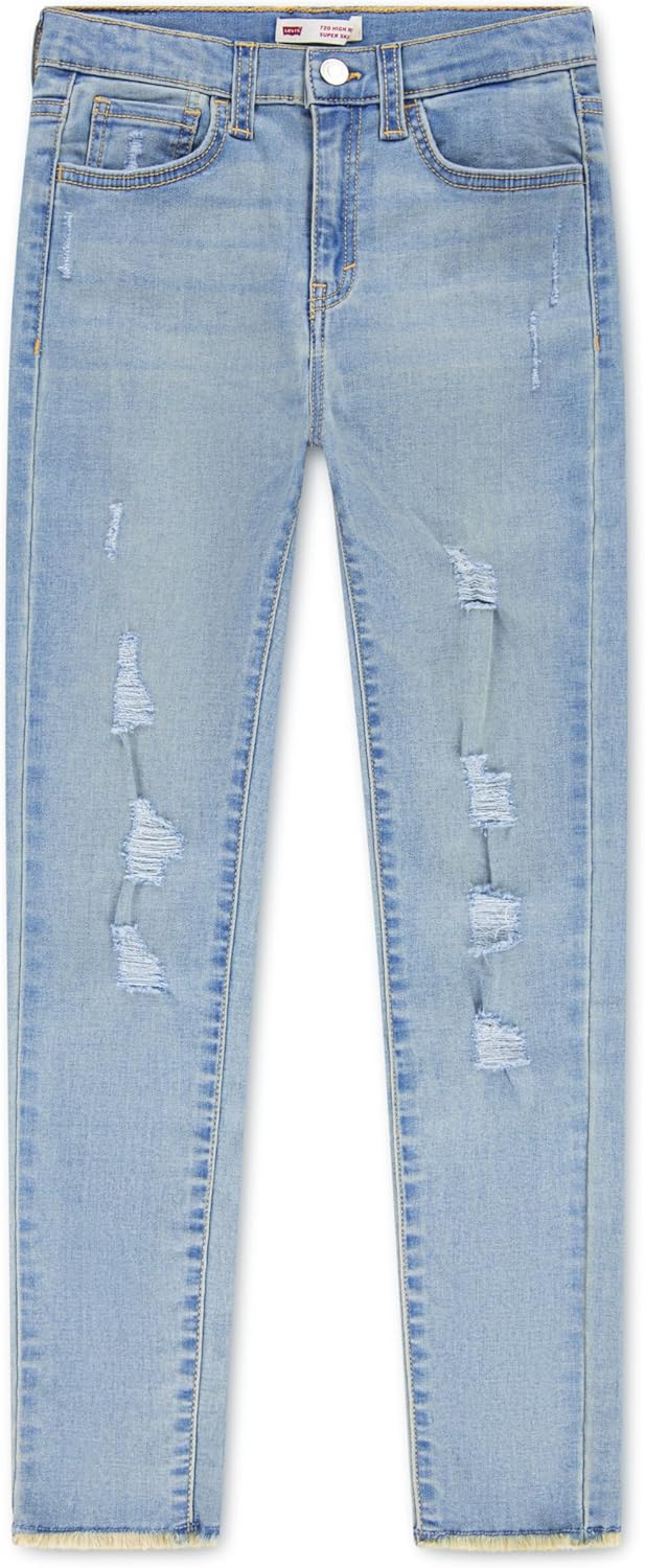 Levi's Girls 720 High Rise Super Skinny Fit Jeans for Comfort