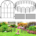 Garden Fences Animal Barrier for Dogs, Rustproof Metal Fencing