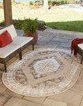 Unique Loom Traditional Valeria Area Rug Perfect for Outdoor Use
