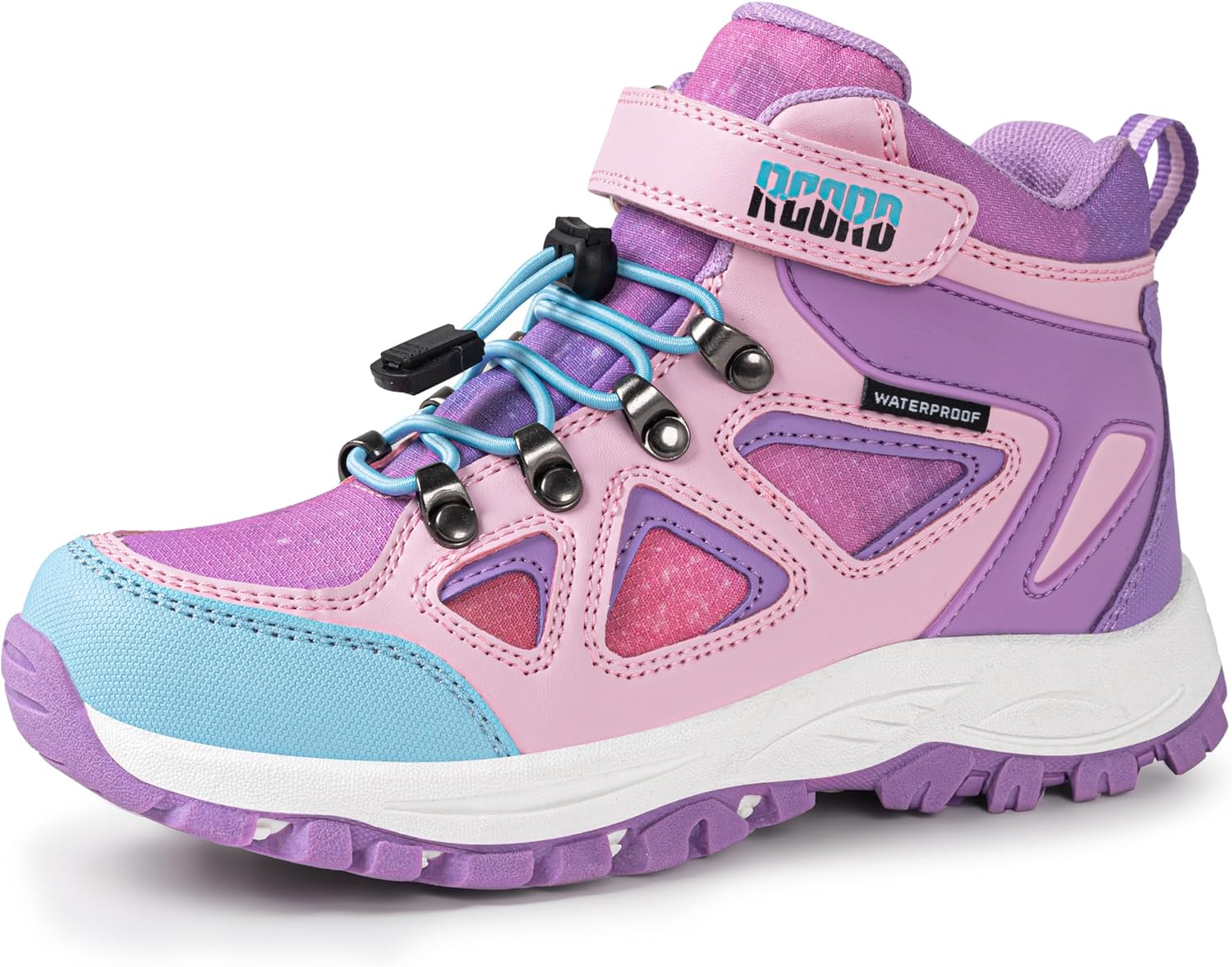 Durable Waterproof Kids Hiking Boots by R CORD