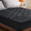 Bedsure Black King Mattress Pad 78x80 in - Quilted Fitted Topper