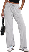 DISCIPBUSH Track Pants Women Sweatpants - Soft Wide Leg Joggers Shoes