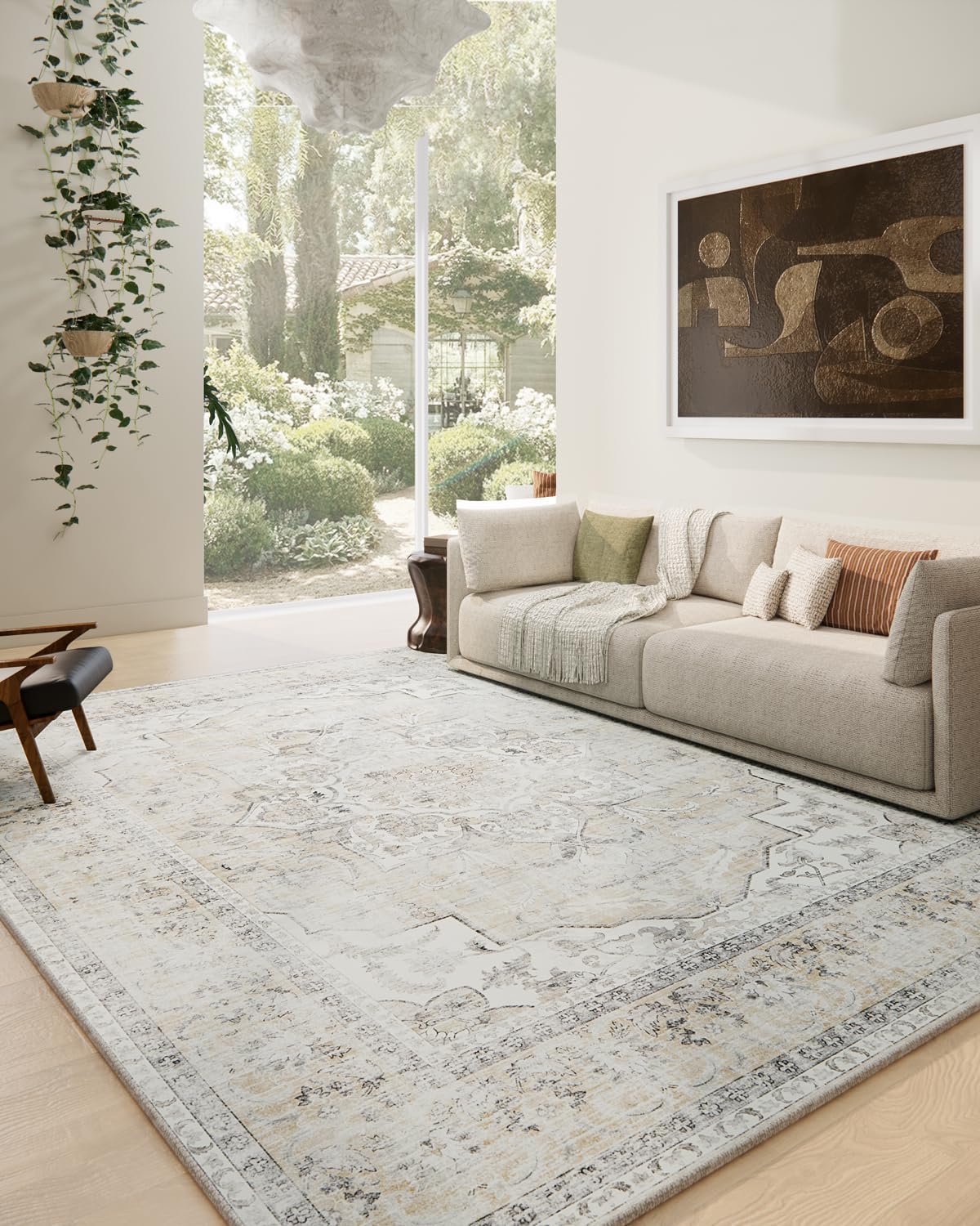 Washable Area Rugs for Living Room by palohom - 6ftx9ft