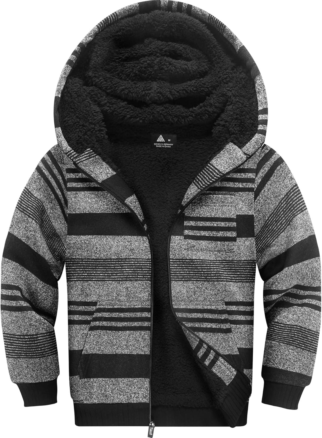 Ultra Soft Sherpa Fleece Hoodie for Boys by SWISSWELL