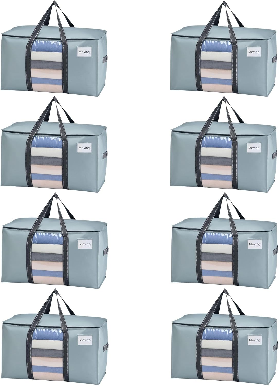 VENO 8 Pack Moving Bags - Heavy Duty Storage Solution for Easy Moves