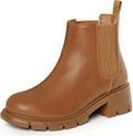Dufannie Girls Ankle Boots Kids Chelsea Booties - Easy On, Comfy All