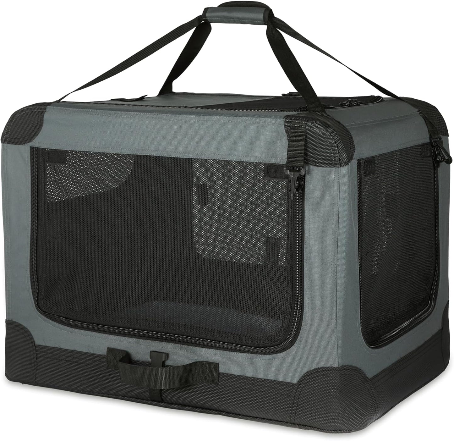 Portable Soft-Sided Folding Travel Crate for Small Pets