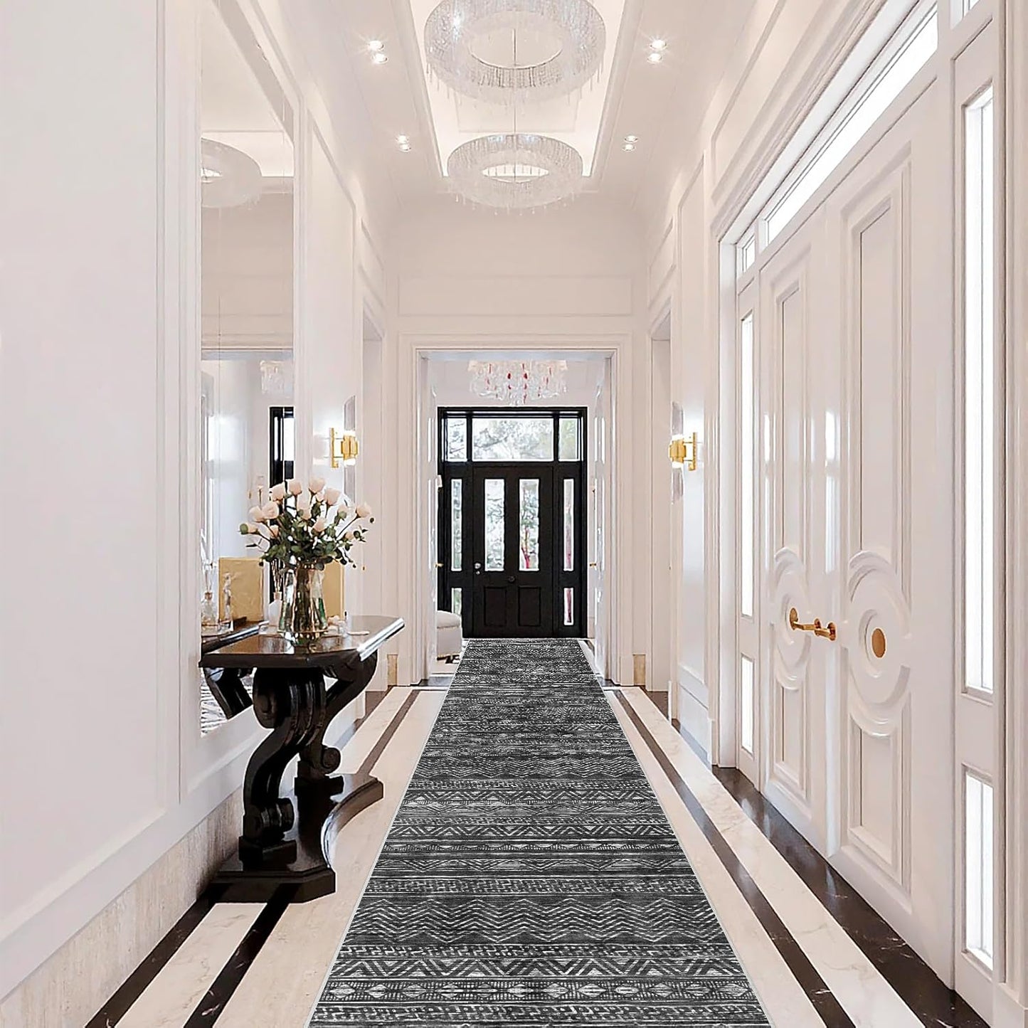 Moroccan Hallway Runner Rug 2ft 6in'x16ft - Stylish and Functional
