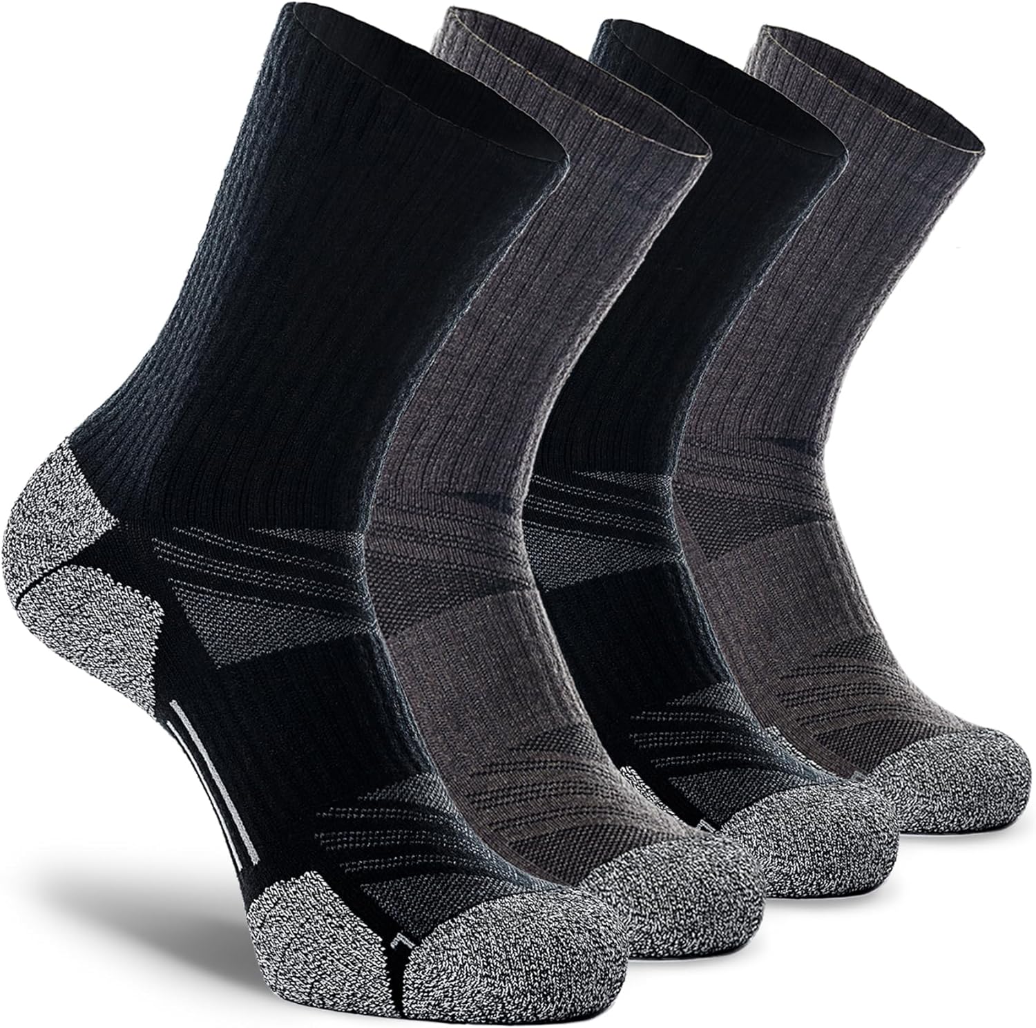 Moisture-Wicking Crew Hiking Socks