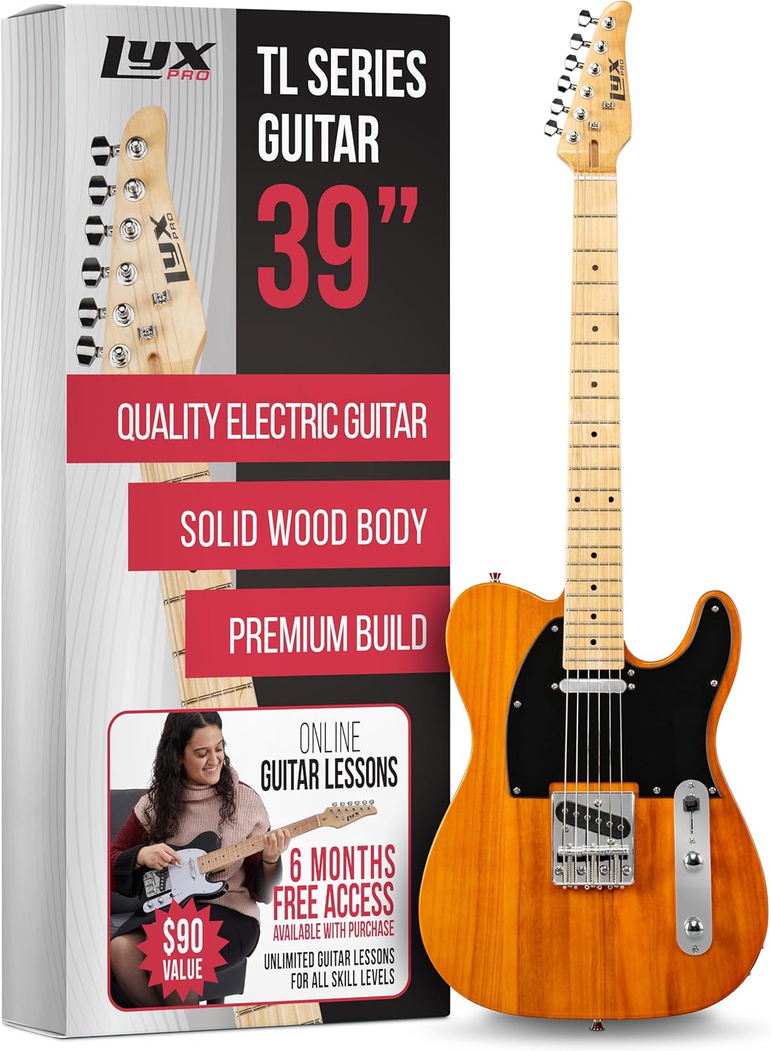 LyxPro TL Series Electric Guitar: Quality Craftsmanship