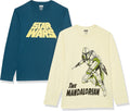 Disney Marvel Star Wars Mens Long-Sleeve T-Shirts, Pack of 2