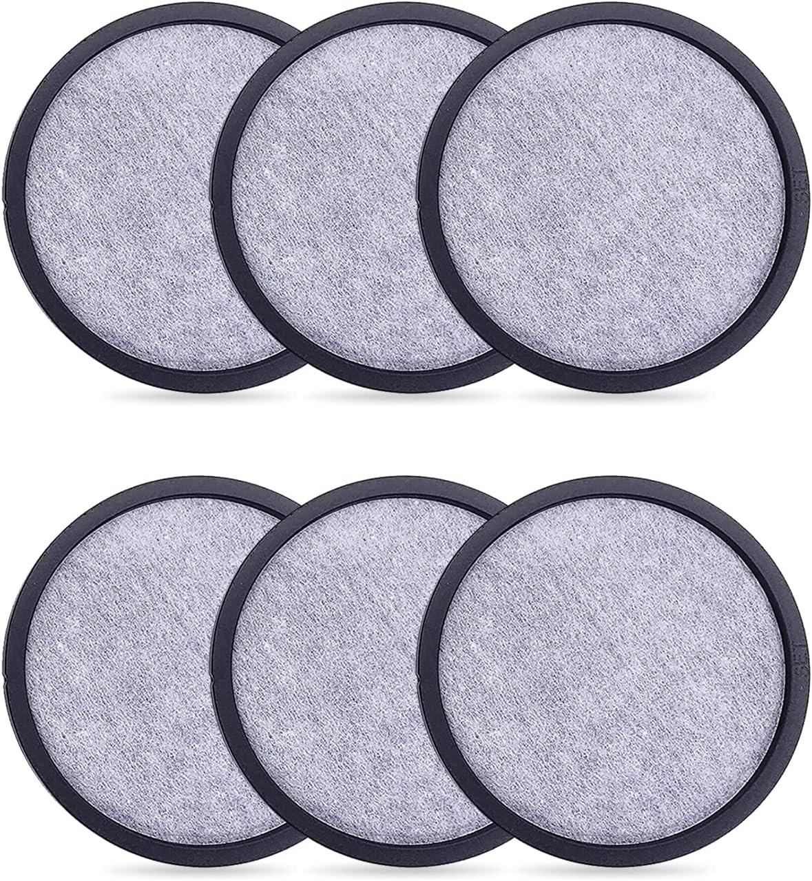Refresh Your Coffee Brew: 6-Pack Charcoal Filters by BRENSTEN