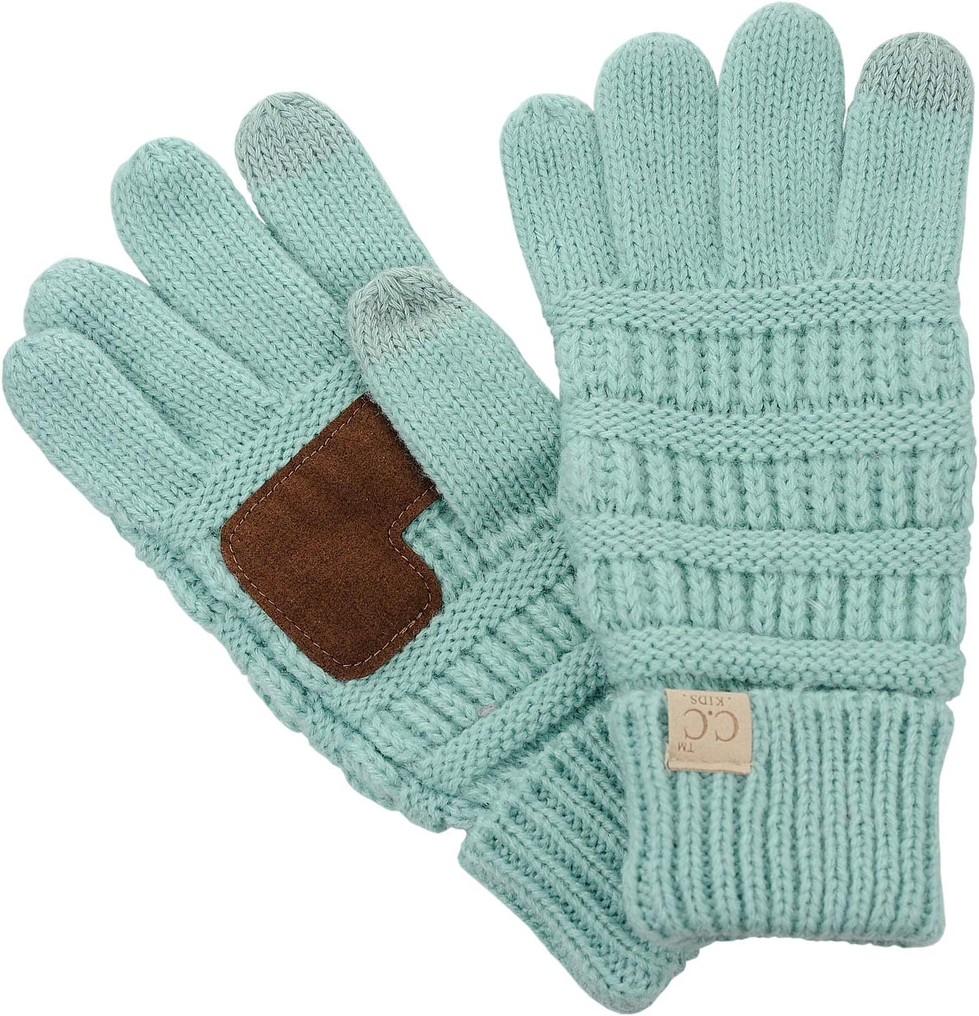 C.C. Kids' Cozy Anti-Slip Touch Gloves