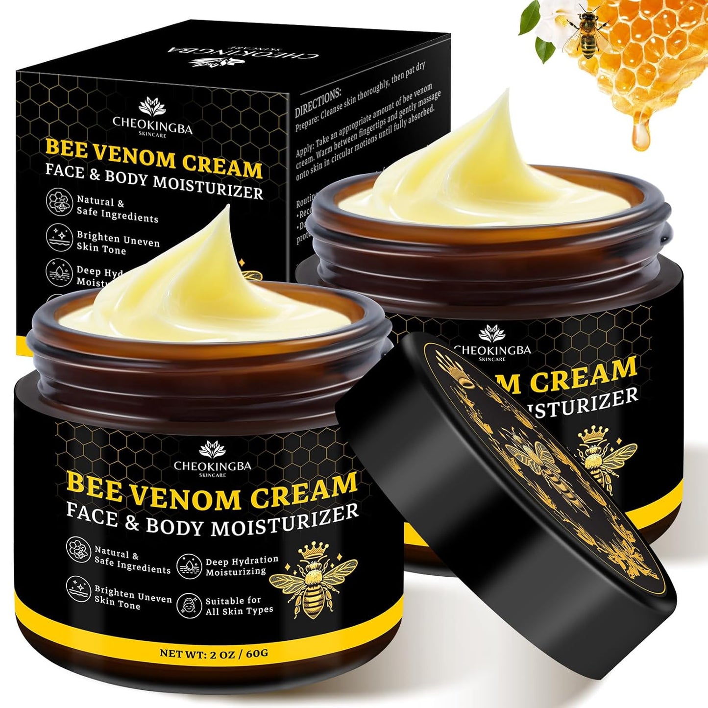 Bee Venom Comprehensive Cream for Wrinkle Care and Firming