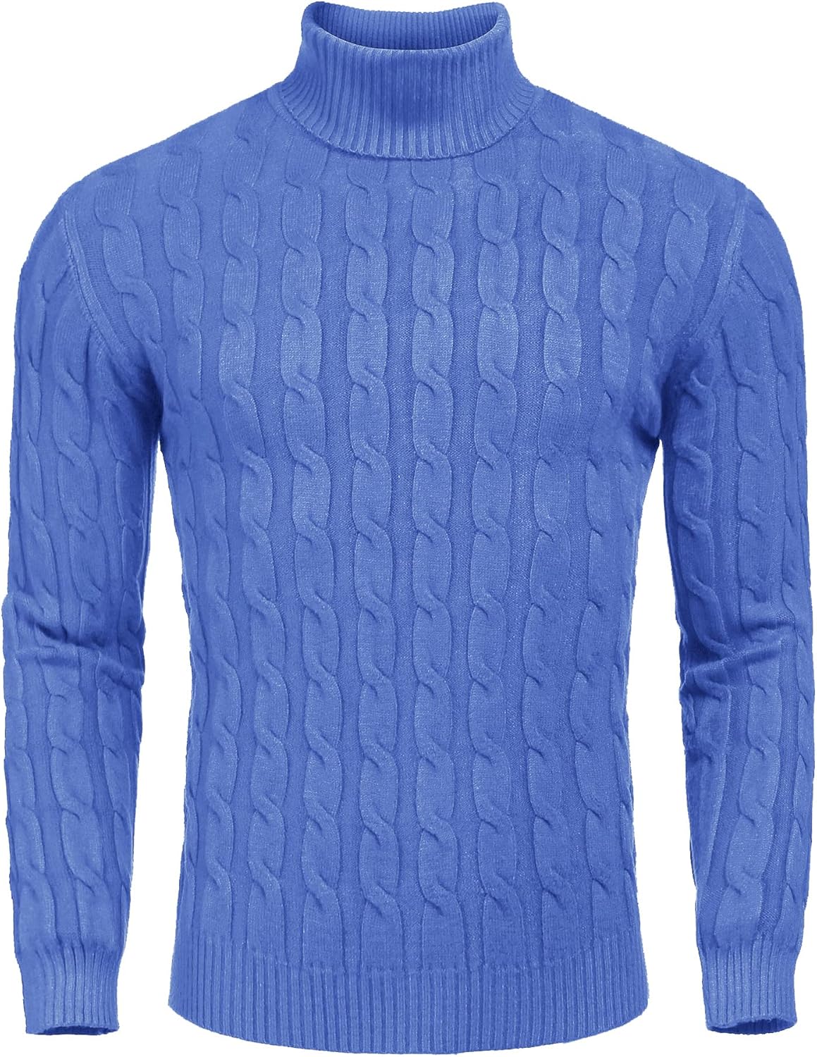 Men's Slim Fit Turtleneck Sweater for Casual and Smart Looks